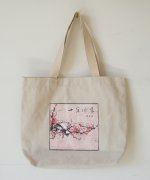 燙畫、絲印帆布手提袋、